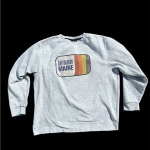 Bar Harbor Maine Souvenir Sweatshirt Pullover Retro Comfy Travel Size XL